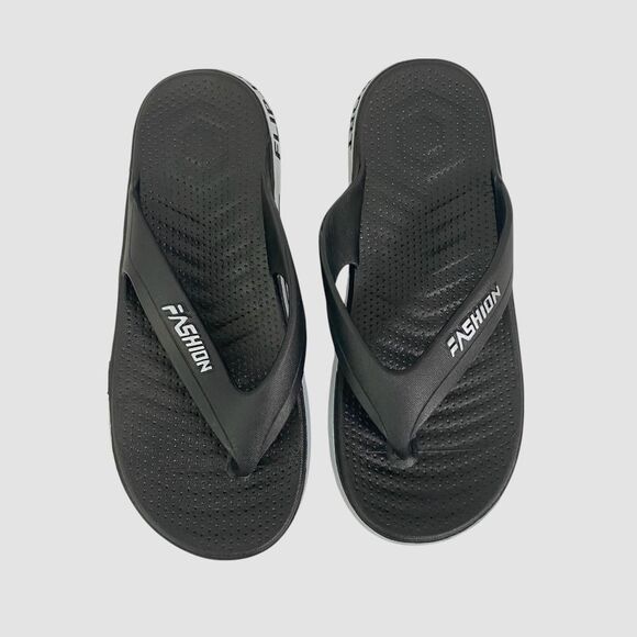 Black White Sport Athletic Sandals / Flip Flops US 8 - Picture 1 of 7